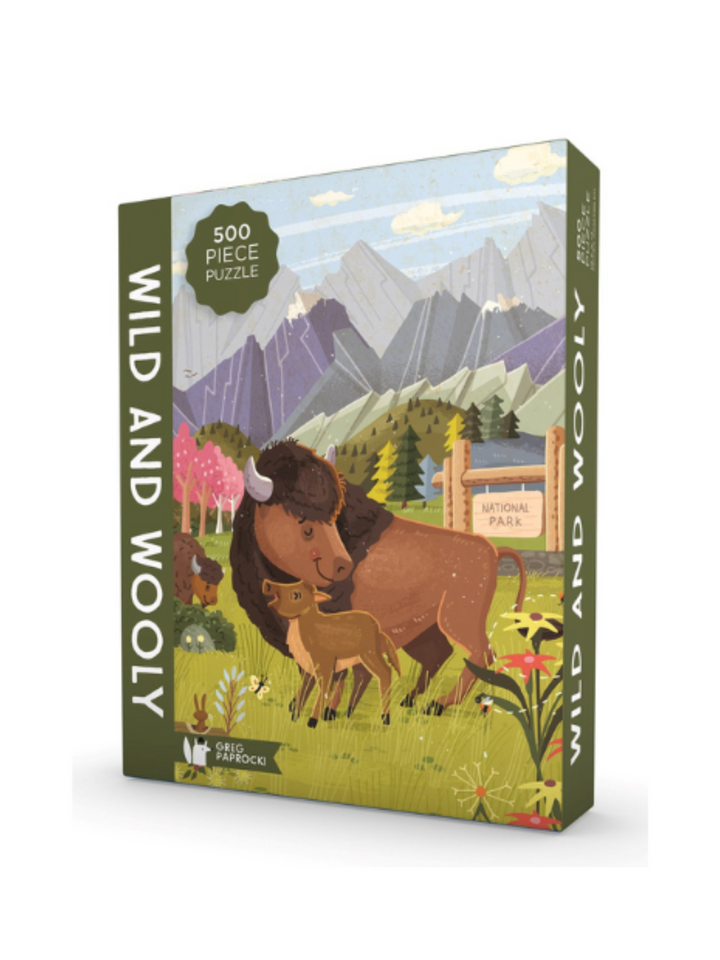 WILD AND WOOLY 500 PC PUZZLE - THE LITTLE EAGLE BOUTIQUE