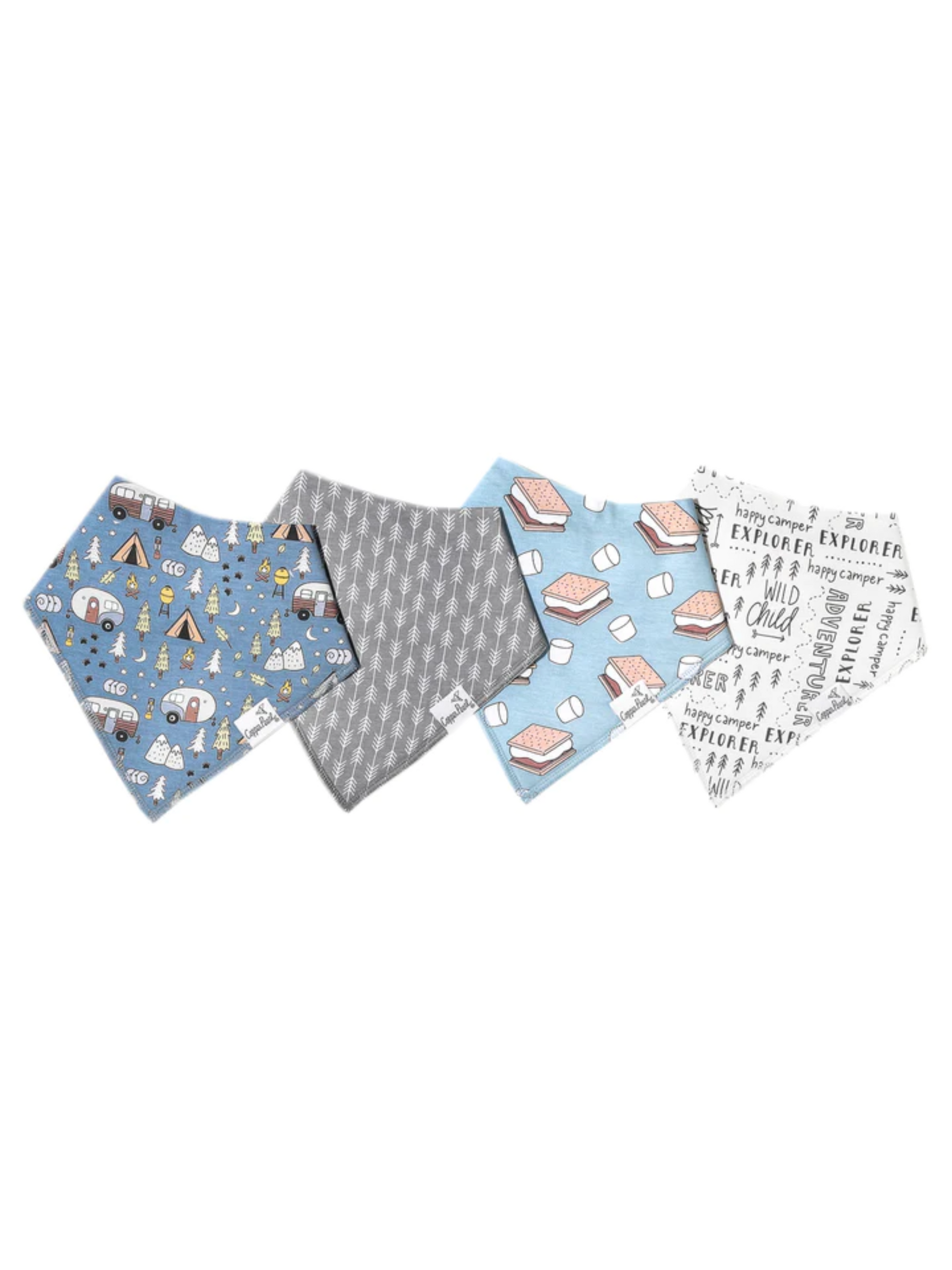COPPER PEARL BANDANA BIBS IN BRIDGER -THE LITTLE EAGLE BOUTIQUE