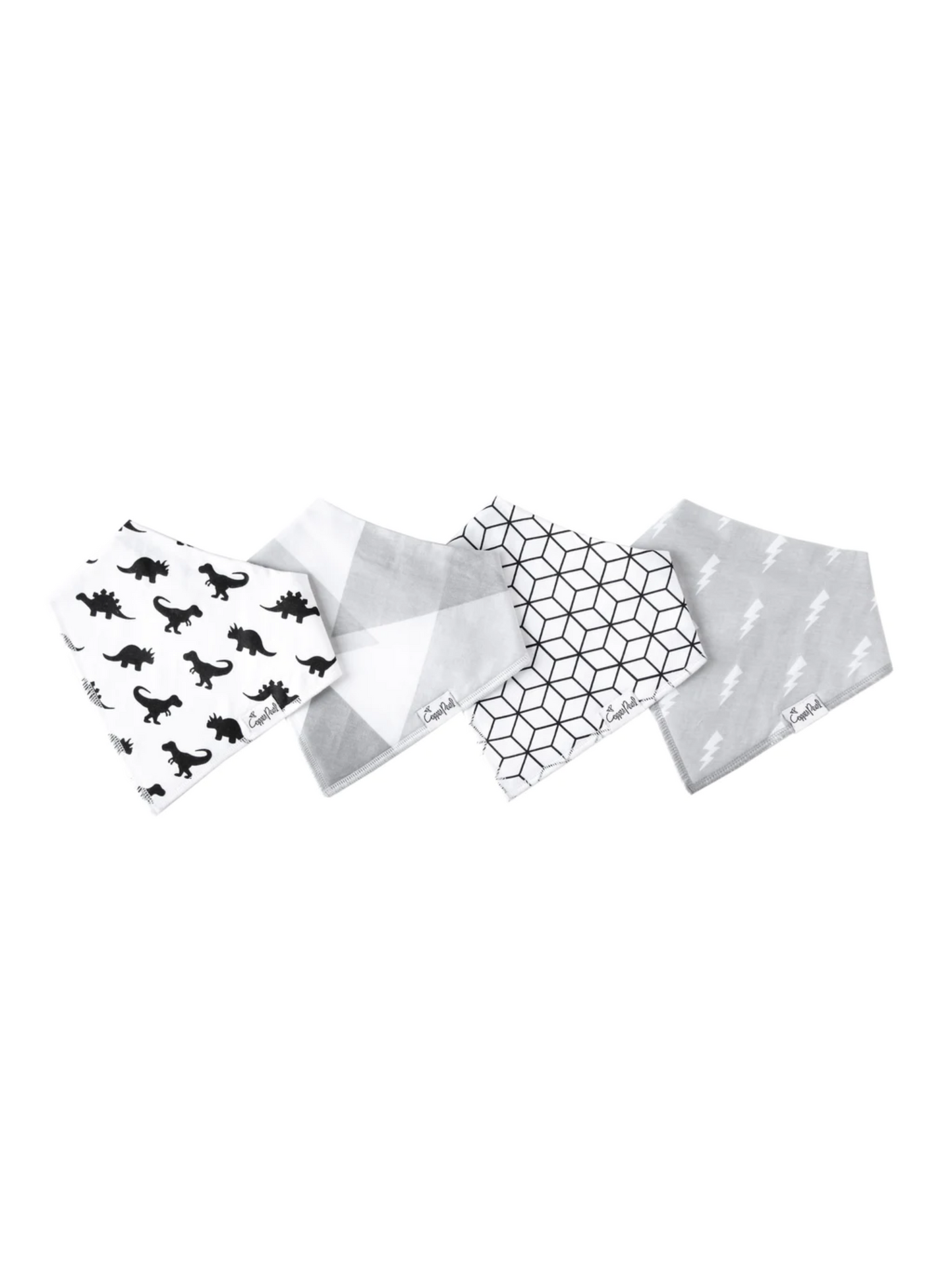 COPPER PEARL BANDANA BIBS IN WILD - THE LITTLE EAGLE BOUTIQUE