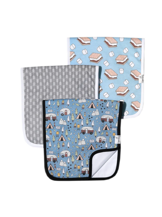COPPER PEARL BURP CLOTHS IN BRIDGER - THE LITTLE EAGLE BOUTIQUE