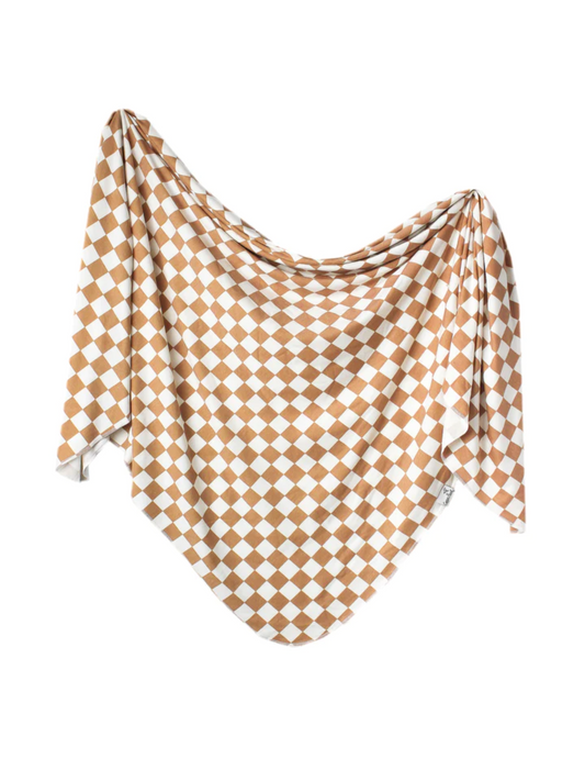 COPPER PEARL SWADDLE BLANKET IN RAD - THE LITTLE EAGLE BOUTIQUE