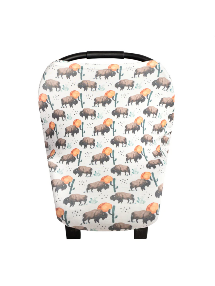 COPPER PEARL 5-IN-1 MULTI USE COVER IN BISON - THE LITTLE EAGLE BOUTIQUE