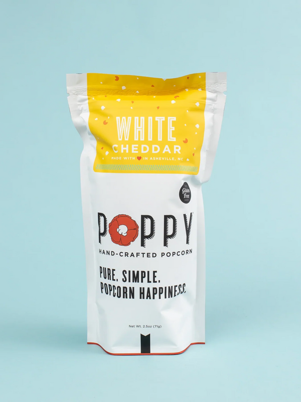 WHITE CHEDDAR POPPY HAND-CRAFTED POPCORN - THE HIP EAGLE BOUTIQUE