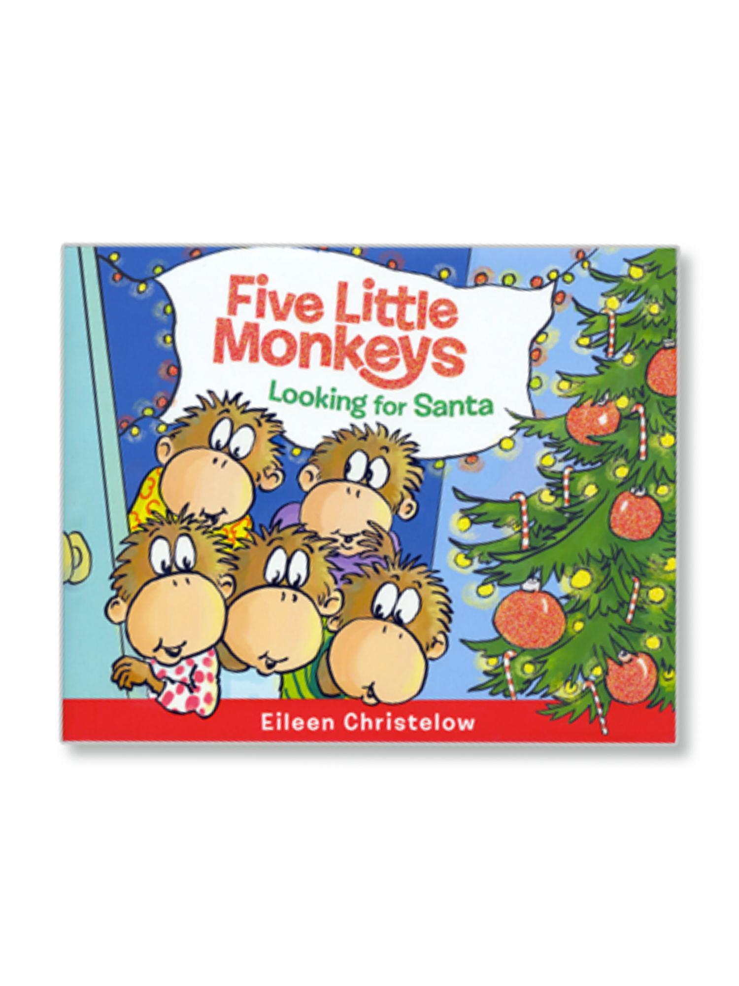 FIVE LITTLE MONKEYS LOOKING FOR SANTA BOOK - THE HIP EAGLE BOUTIQUE