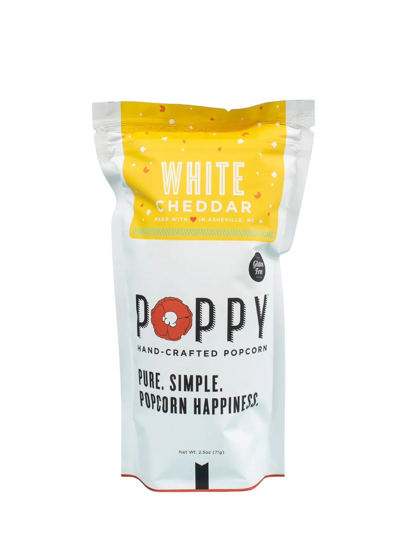 WHITE CHEDDAR POPPY HAND-CRAFTED POPCORN