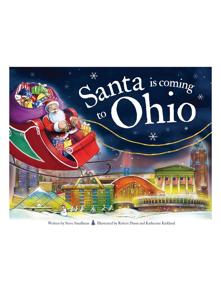 SANTA IS COMING TO OHIO BOOK - THE HIP EAGLE BOUTIQUE