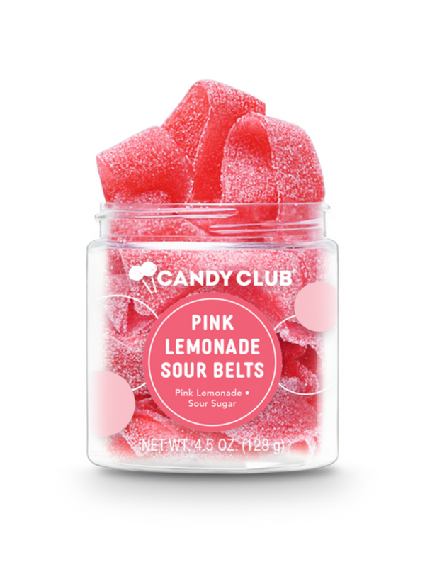 pink lemonade sour belt candy
