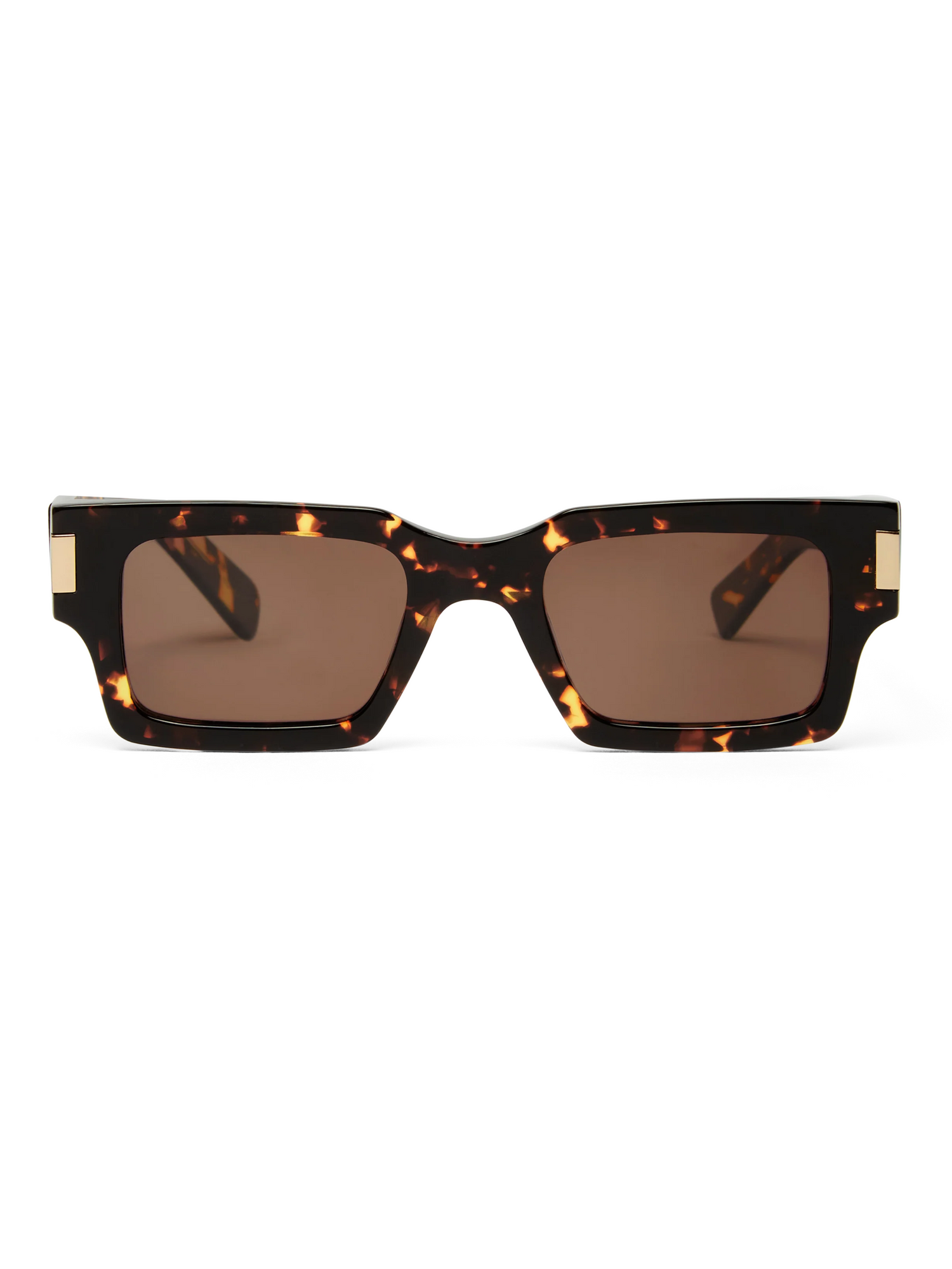 brown tort high quality square frame sunglasses 