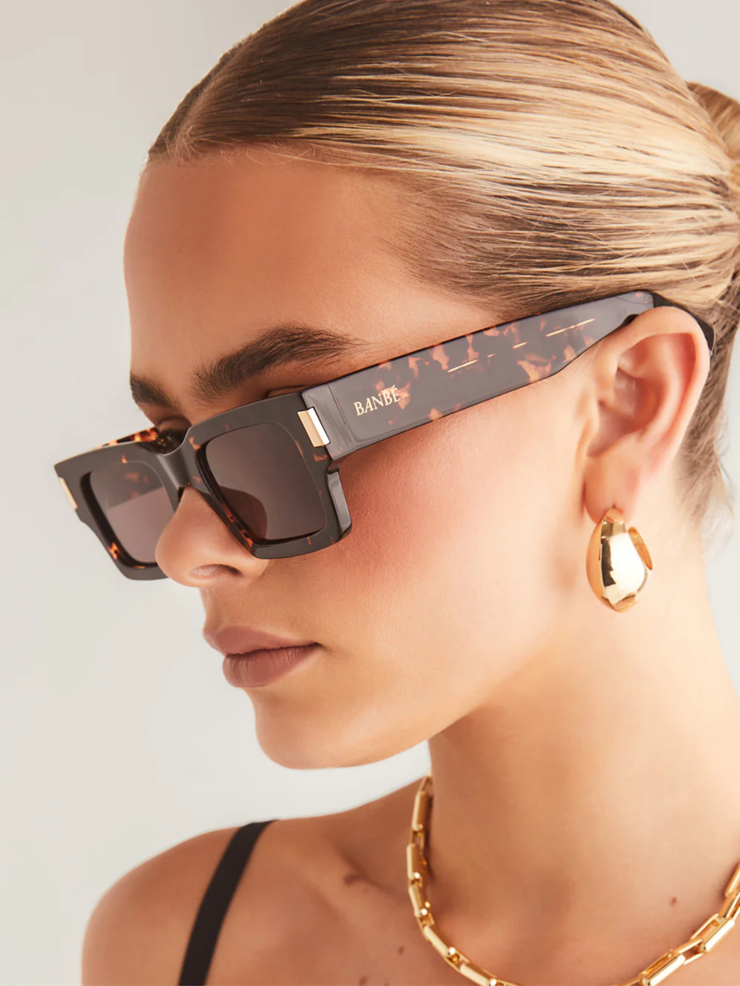 brown tort high quality  sunglasses 