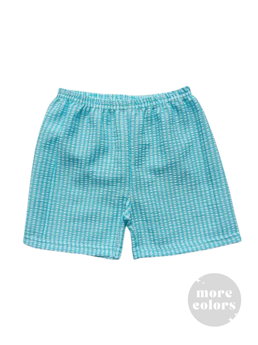 SEERSUCKER PLAID SHORTS