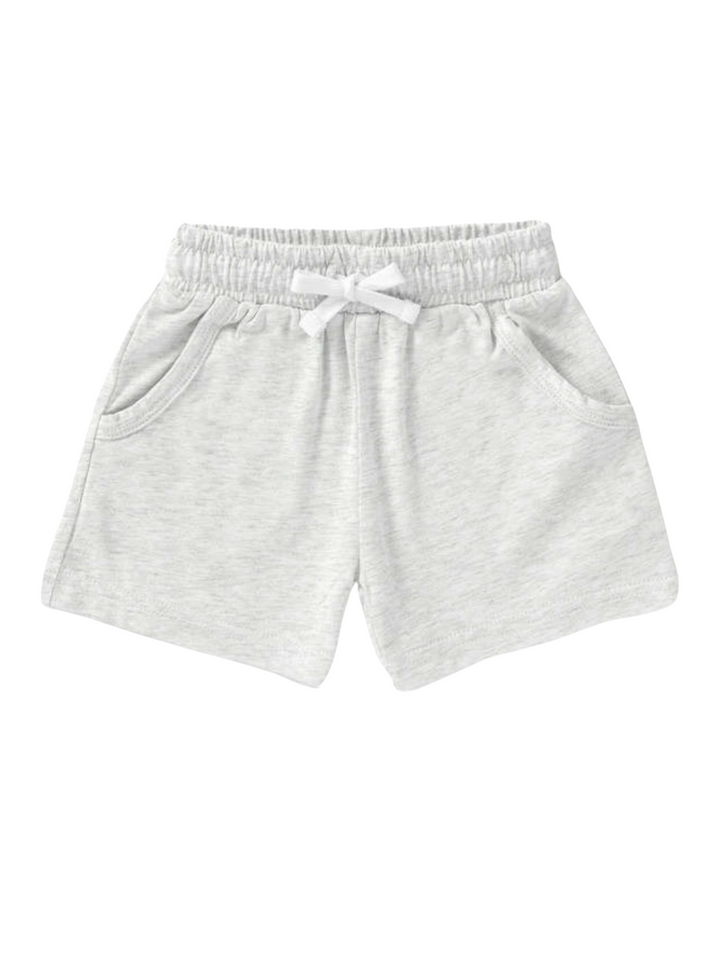 kids cotton sweat shorts in gray