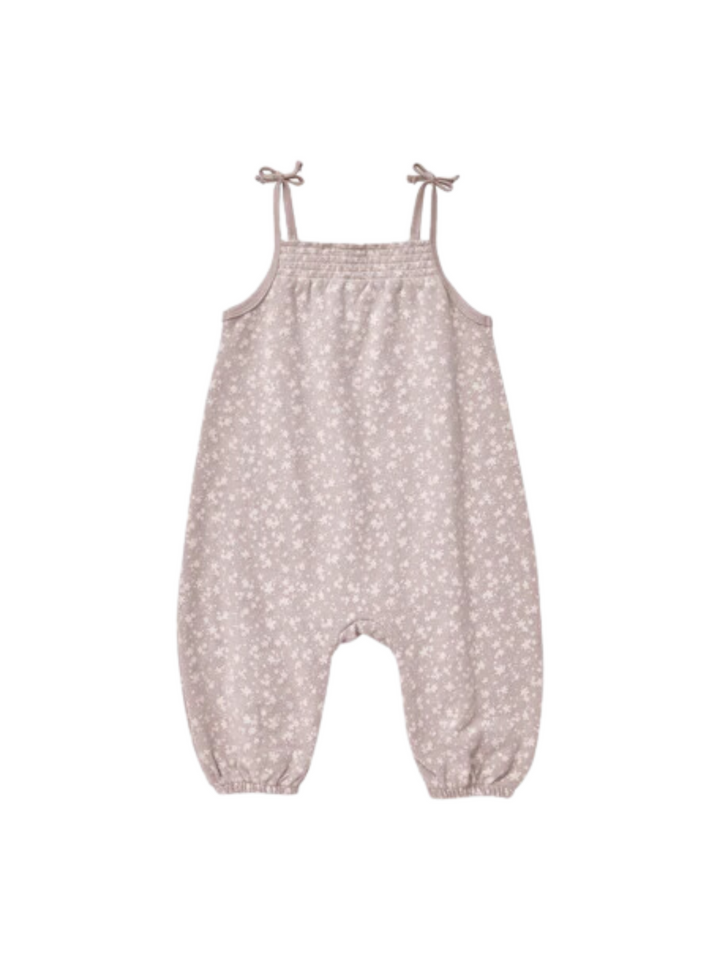 QUINCY MAE SMOCKED JUMPSUIT IN SCATTER