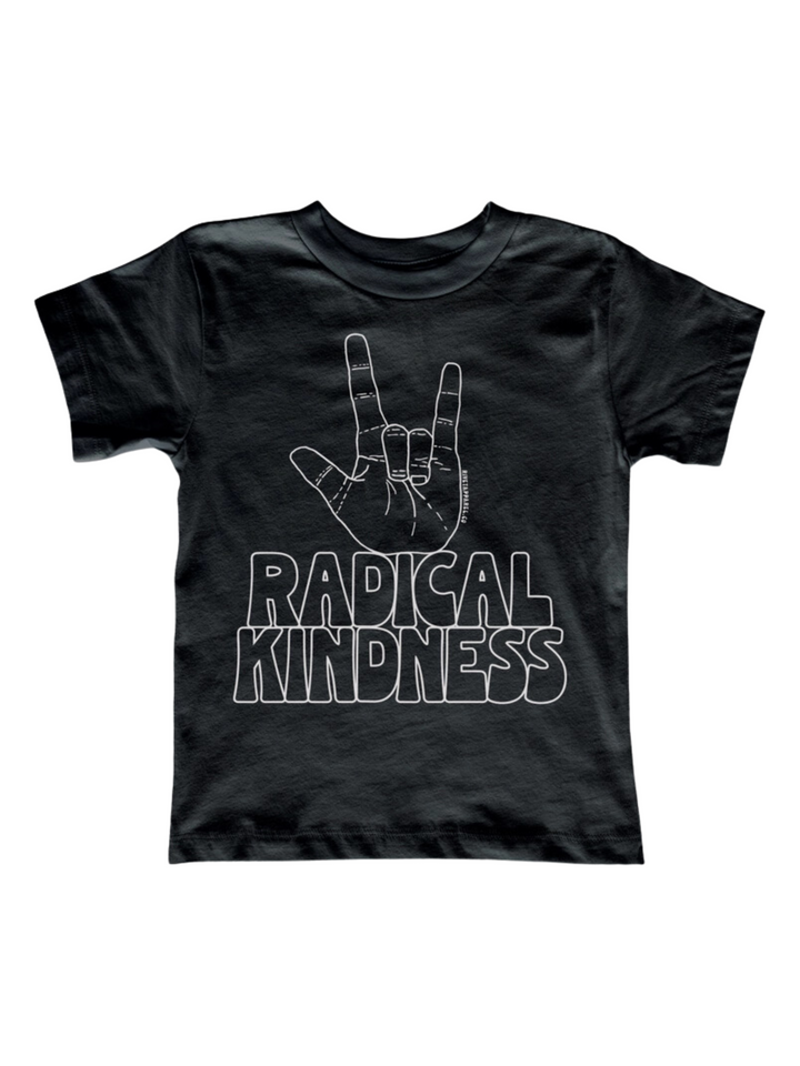 kids radical kindness graphic tshirt