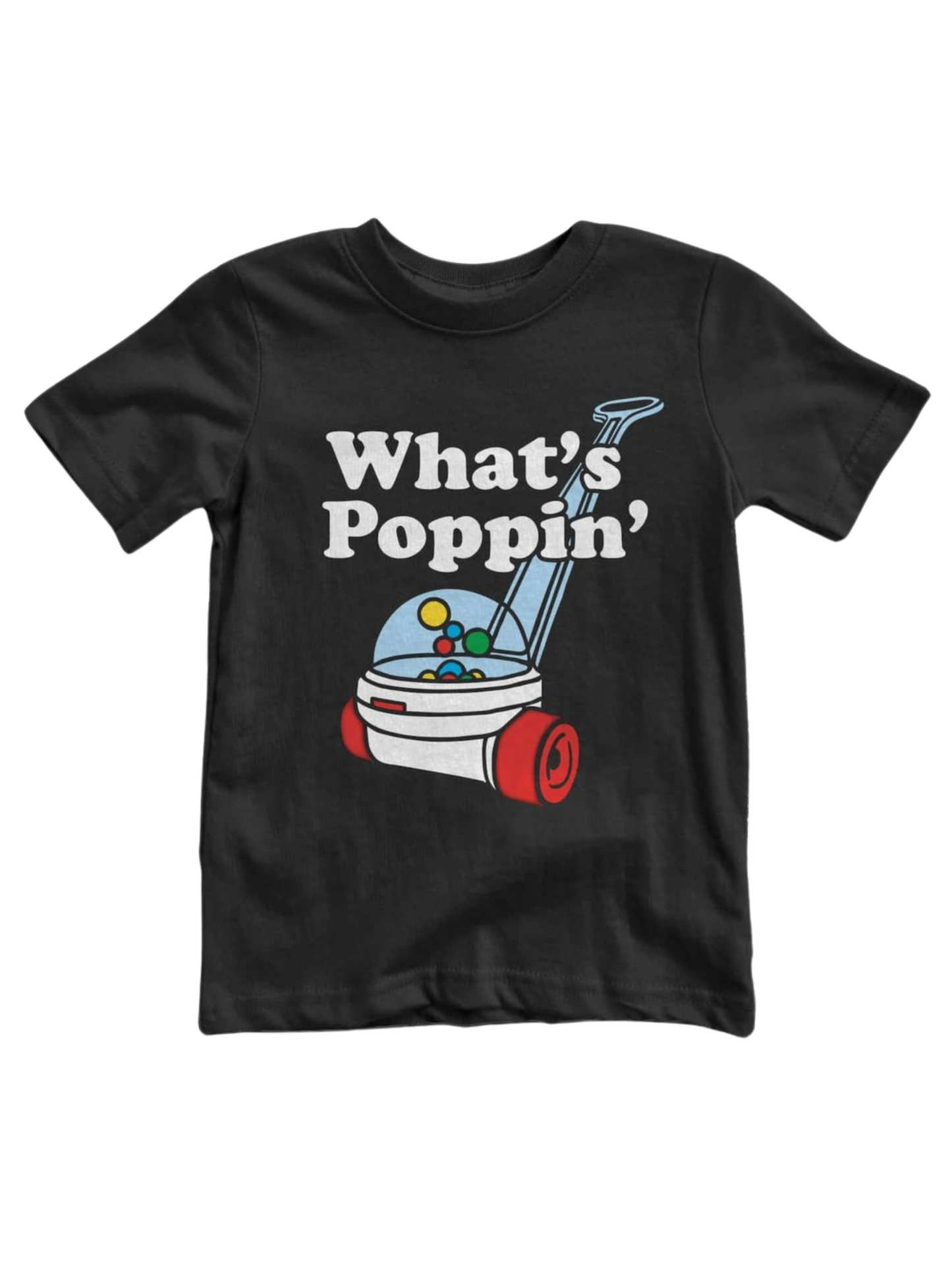 kids what's poppin' graphic tshirt