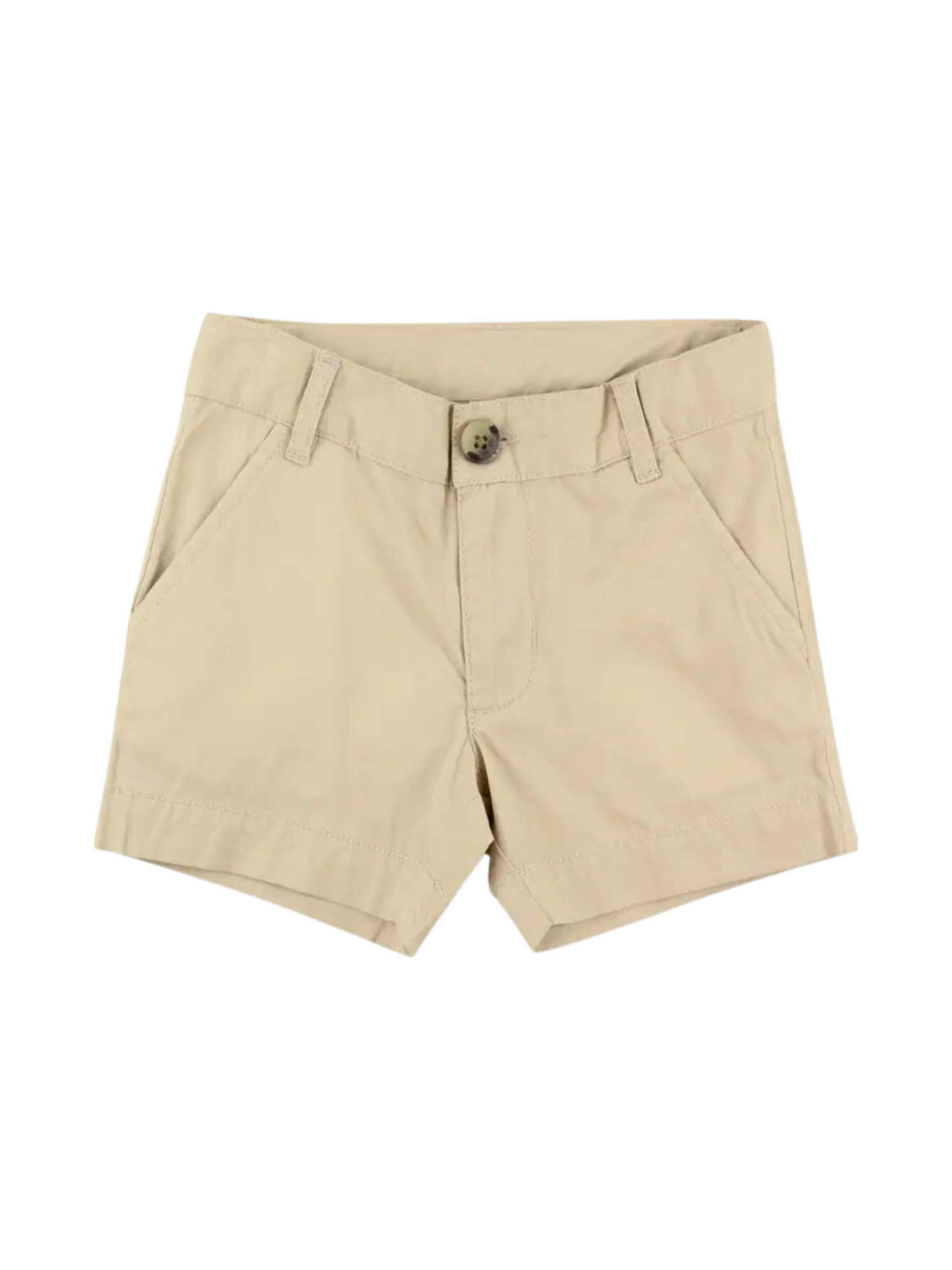 BOYS KHAKI STRETCH CHINO SHORTS