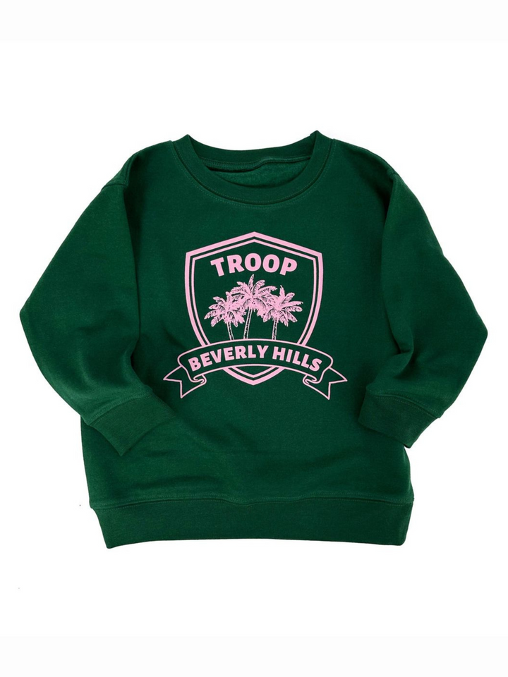 GIRLS RETRO CREW SWEATSHIRT