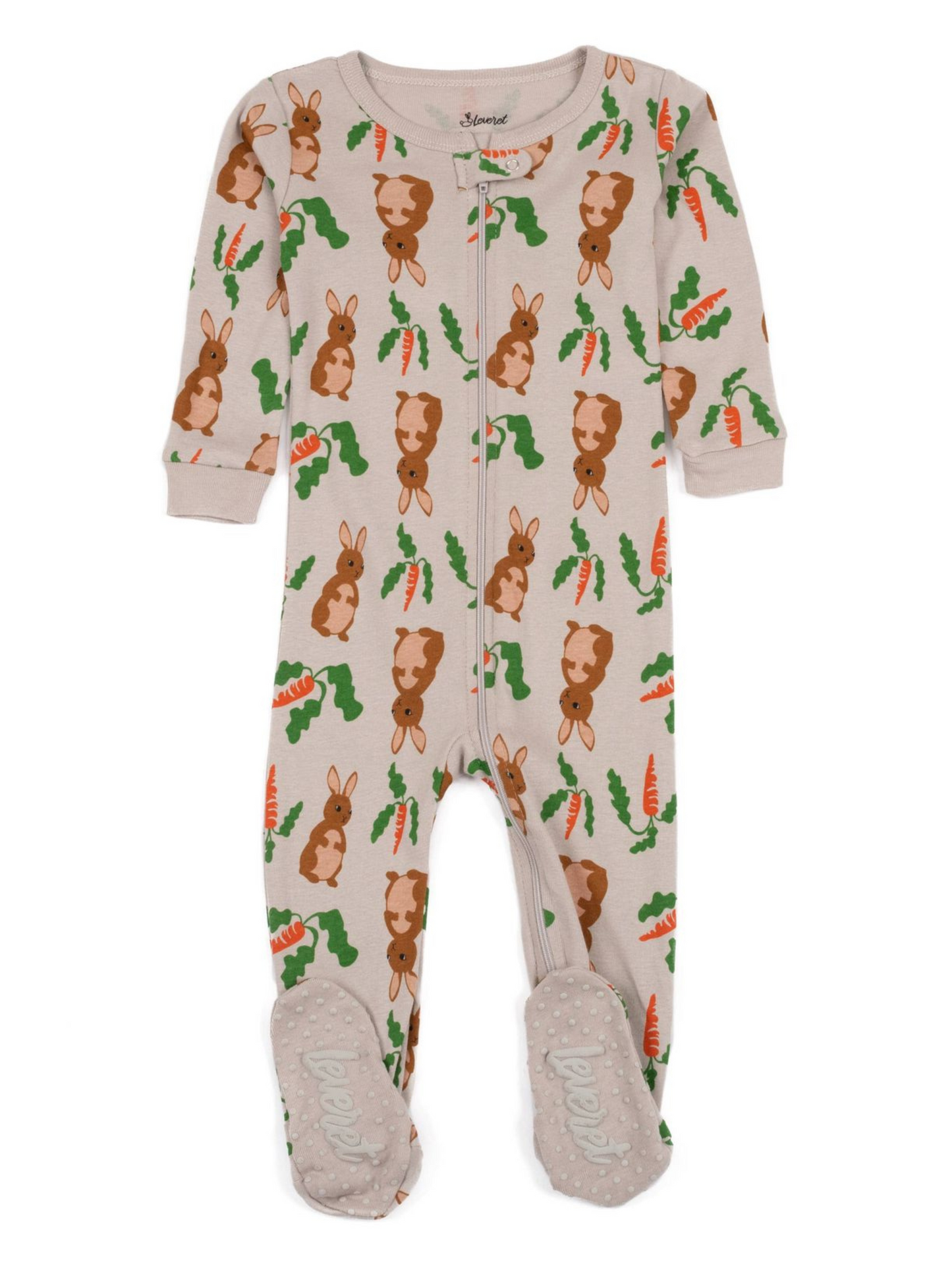 ONE PIECE FOOTED EASTER BUNNY PAJAMAS