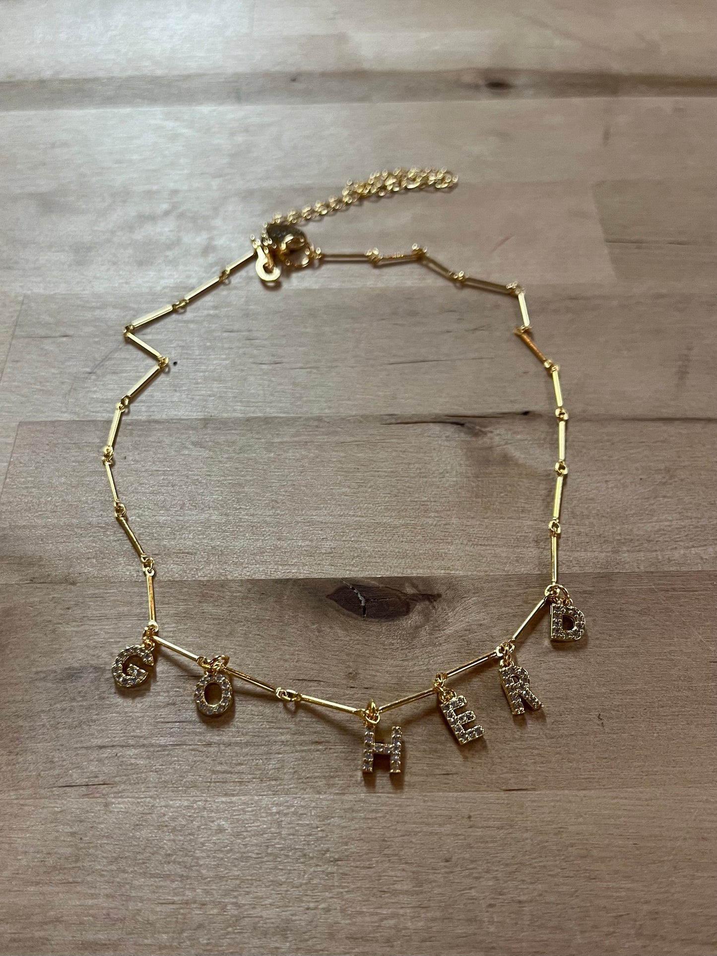 GO HERD NECKLACE X RHINESTONE