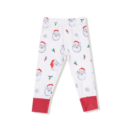 LONG SLEEVE LOUNGEWEAR SET X VINTAGE SANTAS