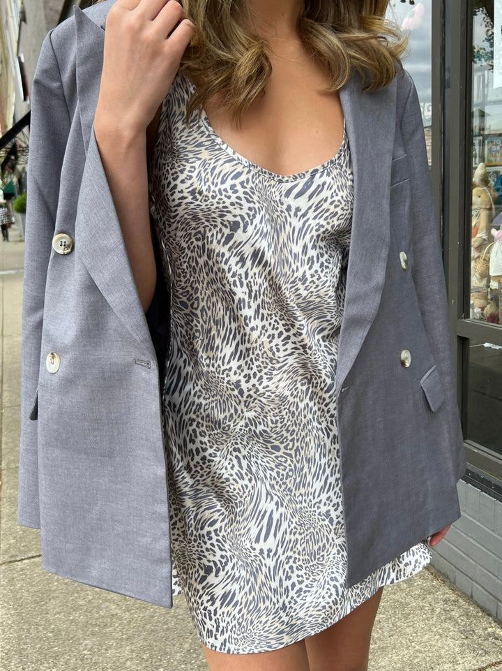 LIONESS BRENTWOOD BLAZER IN SLATE - THE HIP EAGLE BOUTIQUE