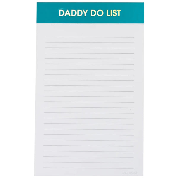 CHEZ GAGNÉ LINED NOTEPADS: DADDY TO LIST - THE HIP EAGLE BOUTIQUE 