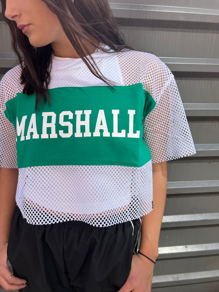 MARSHALL CROPPED MESH TEE - THE HIP EAGLE BOUTIQUE