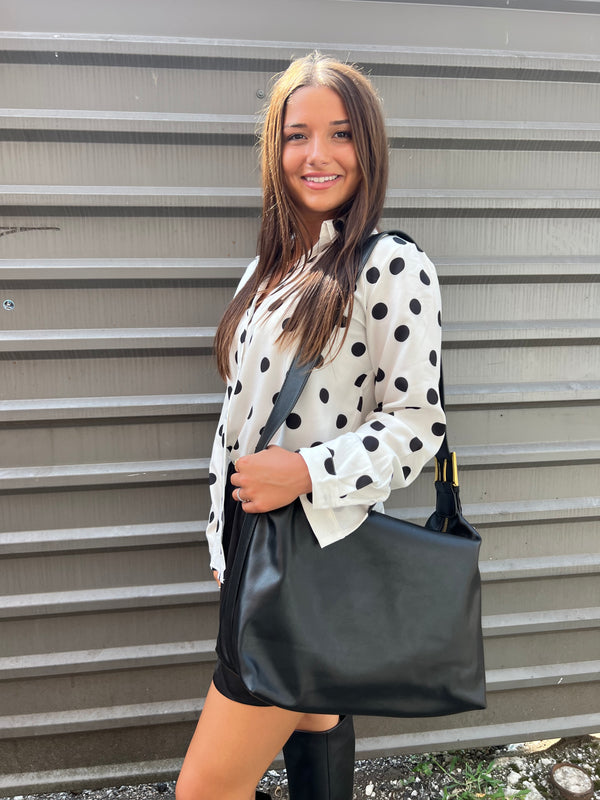 DOTTY BLOUSE - THE HIP EAGLE BOUTIQUE