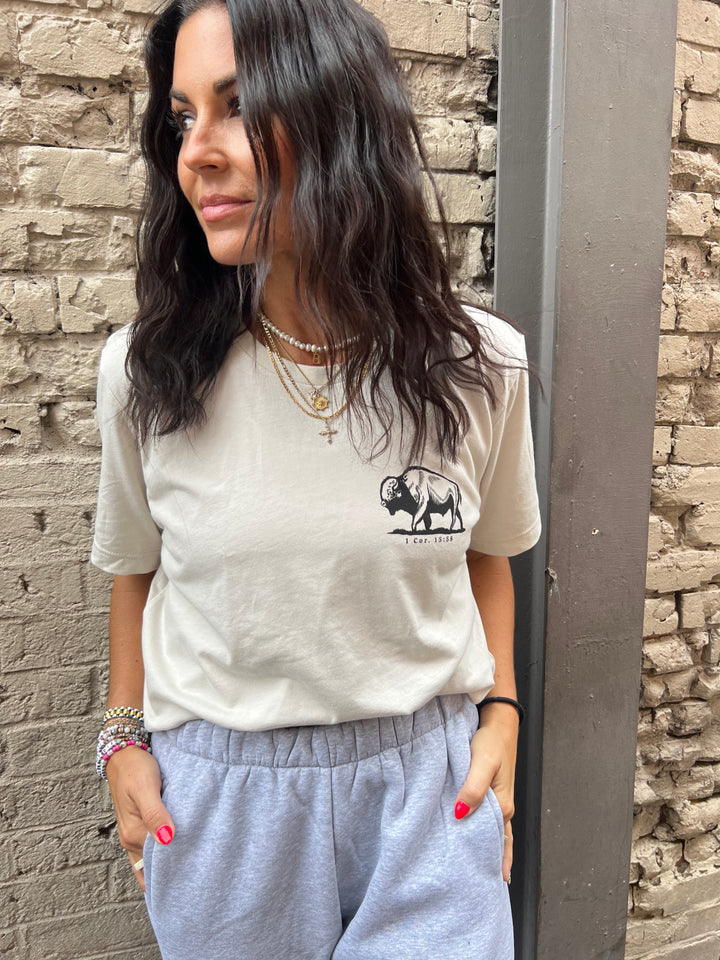 BE STRONG AND STEADFAST TEE - THE HIP EAGLE BOUTIQUE