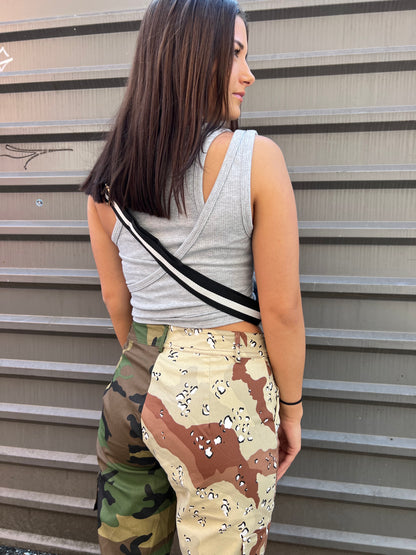 TWO TONE CAMO PANTS - THE HIP EAGLE BOUTIQUE
