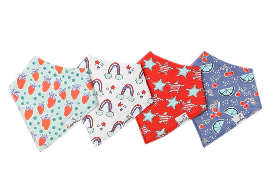 COPPER PEARL BANDANA BIB SET IN LIBERTY