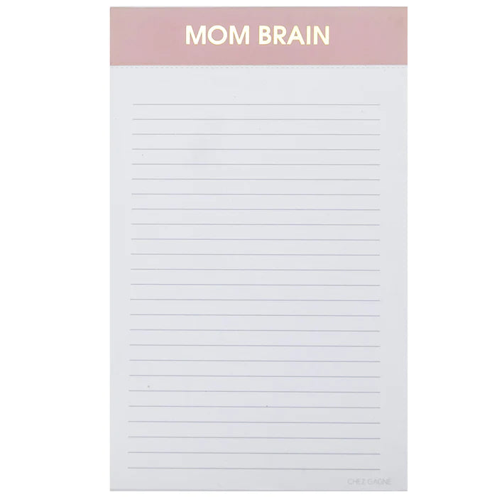 CHEZ GAGNÉ LINED NOTEPADS: MOM BRAIN - THE HIP EAGLE BOUTIQUE 