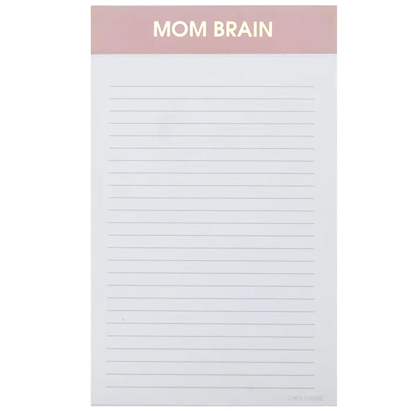 CHEZ GAGNÉ LINED NOTEPADS: MOM BRAIN - THE HIP EAGLE BOUTIQUE 